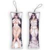 Anime Keychain OVERLORD Albedo Cosplay Mini Dakimakura Pendant HD Print Hanging Ornament Cute Otaku Small Body 1 - Overlord Merchandise