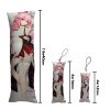 Anime Keychain OVERLORD Albedo Cosplay Mini Dakimakura Pendant HD Print Hanging Ornament Cute Otaku Small Body 4 - Overlord Merchandise