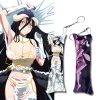 Anime Mini Dakimakura Overlord Albedo Keychain Mini Pillow Hanging Ornament Shalltear Bloodfallen Printed Phone Strap - Overlord Merchandise