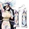 Anime Mini Dakimakura Overlord Albedo Keychain Mini Pillow Hanging Ornament Shalltear Bloodfallen Printed Phone Strap 2 - Overlord Merchandise