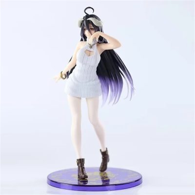 Anime Overlord Albedo White Sweater PVC Action Figure Collectible Model Doll Toy 22cm 1 - Overlord Merchandise Store