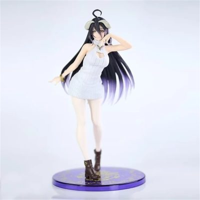 Anime Overlord Albedo White Sweater PVC Action Figure Collectible Model Doll Toy 22cm - Overlord Merchandise Store