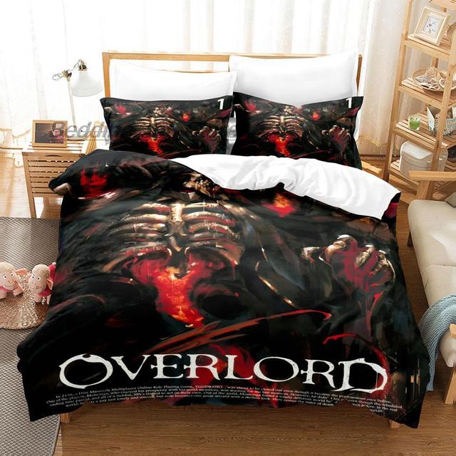OVERLORD Bedding Set Single Twin Full Queen King Size Bed Set Aldult Kid Bedroom Duvetcover Sets.jpg 640x640 1 - Overlord Merchandise Store