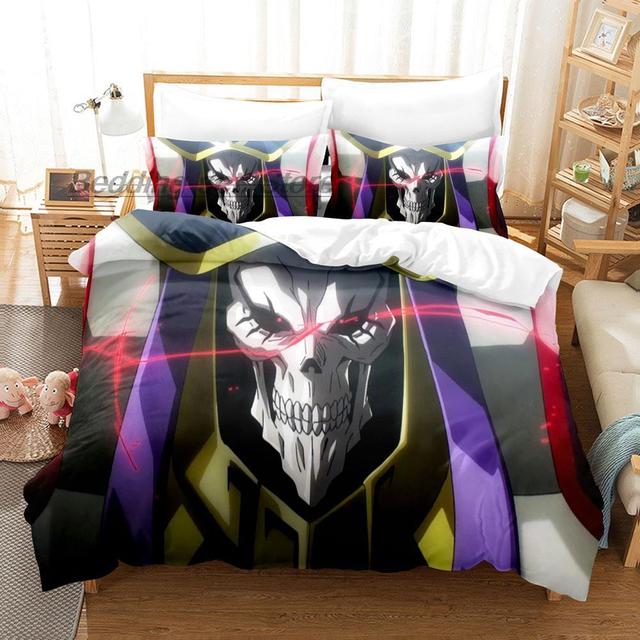 OVERLORD Bedding Set Single Twin Full Queen King Size Bed Set Aldult Kid Bedroom Duvetcover Sets.jpg 640x640 10 - Overlord Merchandise Store