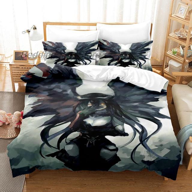 OVERLORD Bedding Set Single Twin Full Queen King Size Bed Set Aldult Kid Bedroom Duvetcover Sets.jpg 640x640 2 - Overlord Merchandise Store