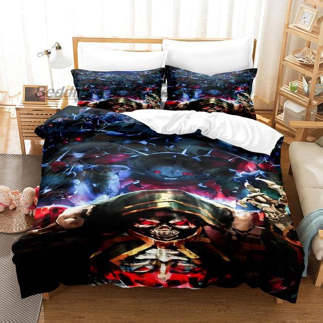 OVERLORD Bedding Set Single Twin Full Queen King Size Bed Set Aldult Kid Bedroom Duvetcover Sets.jpg 640x640 6 - Overlord Merchandise Store