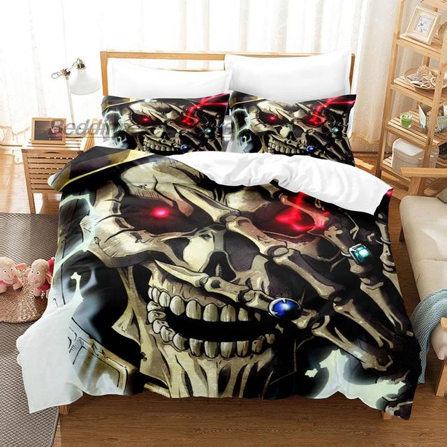 OVERLORD Bedding Set Single Twin Full Queen King Size Bed Set Aldult Kid Bedroom Duvetcover Sets.jpg 640x640 9 - Overlord Merchandise Store