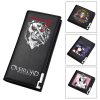 Overlord Kawaii ID Card Holder Anime Coin Pockets Cartoon Short Wallet Pu Leather Long Purses Unisex - Overlord Merchandise