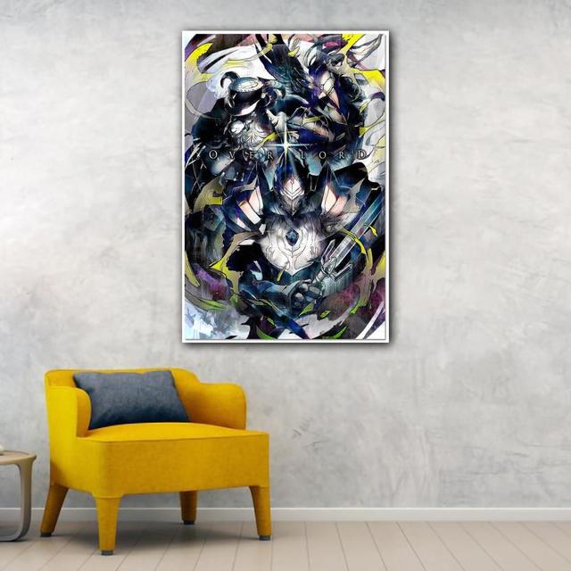 Overlord Poster Seni Kanvas Anime dan Gambar Seni Dinding Cetak Poster Dekorasi Kamar Tidur Keluarga Modern.jpg 640x640 9 - Overlord Merchandise