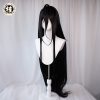 UWOWO Anime Overlord Albedo Cosplay Wig Cosplay Costume Wigs 120cm Deep Purple Black Long Hair 1 - Overlord Merchandise