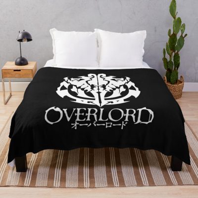 Overlord Anime Throw Blanket Official Overlord Merch