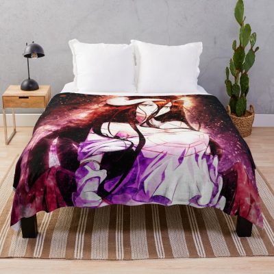 Albedo Overlord Throw Blanket Official Overlord Merch