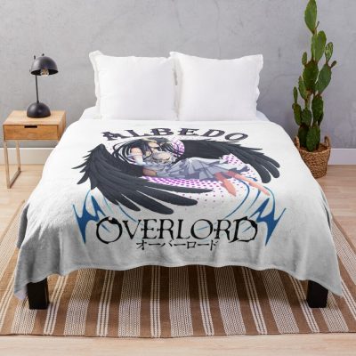 Albedo Angel Throw Blanket Official Overlord Merch