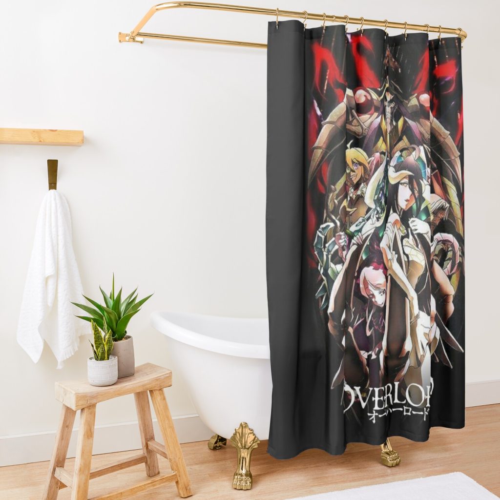 Overlord Shower Curtain Official Overlord Merch