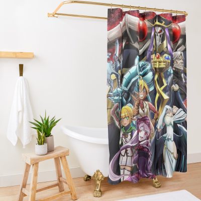 Anime Overlord Poster Shower Curtain Official Overlord Merch