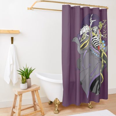 Ainz Ooal Gown Shower Curtain Official Overlord Merch
