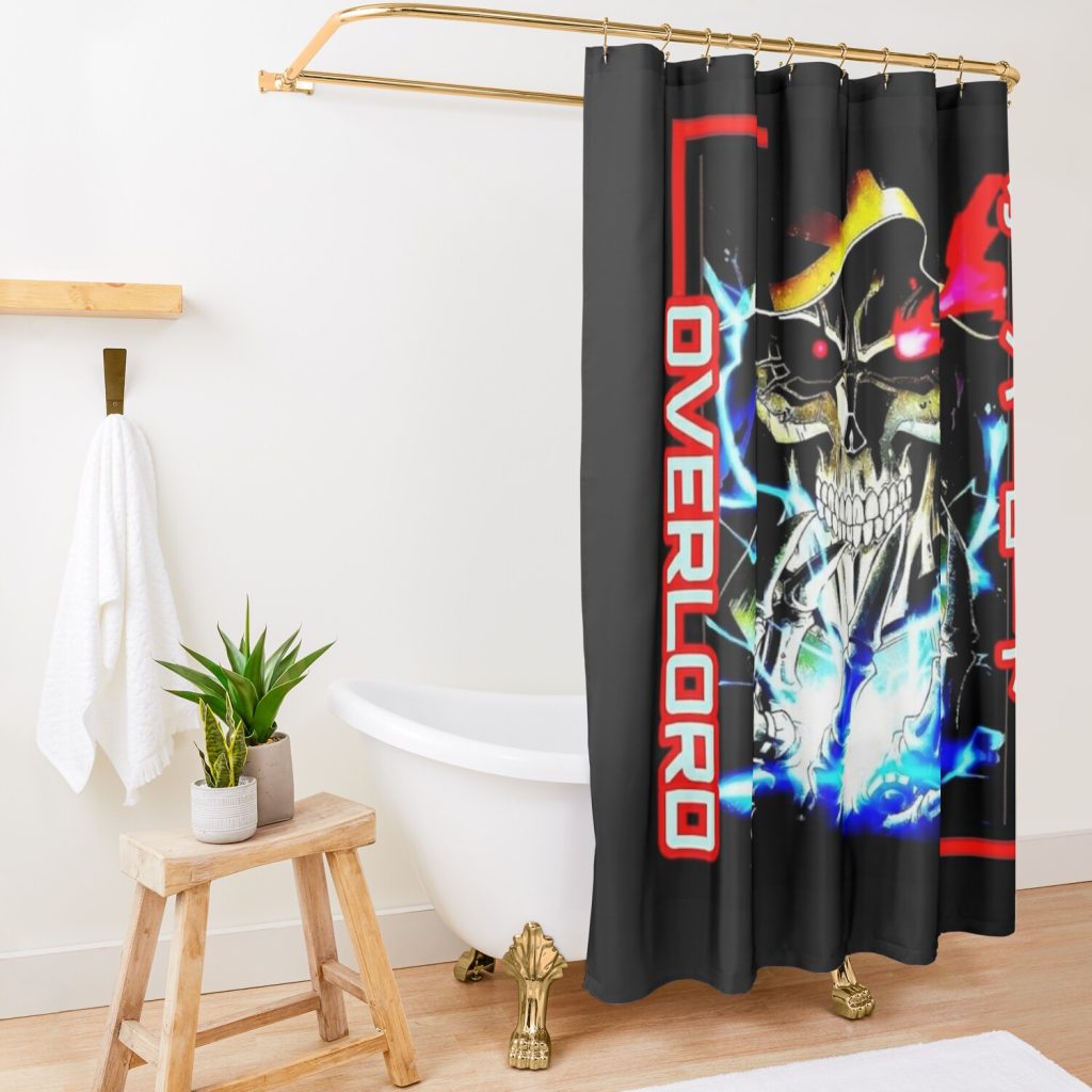 Momonga Overlord Shower Curtain Official Overlord Merch