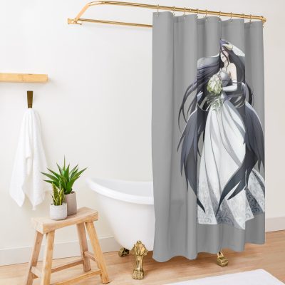 Albedo - Overlord Shower Curtain Official Overlord Merch