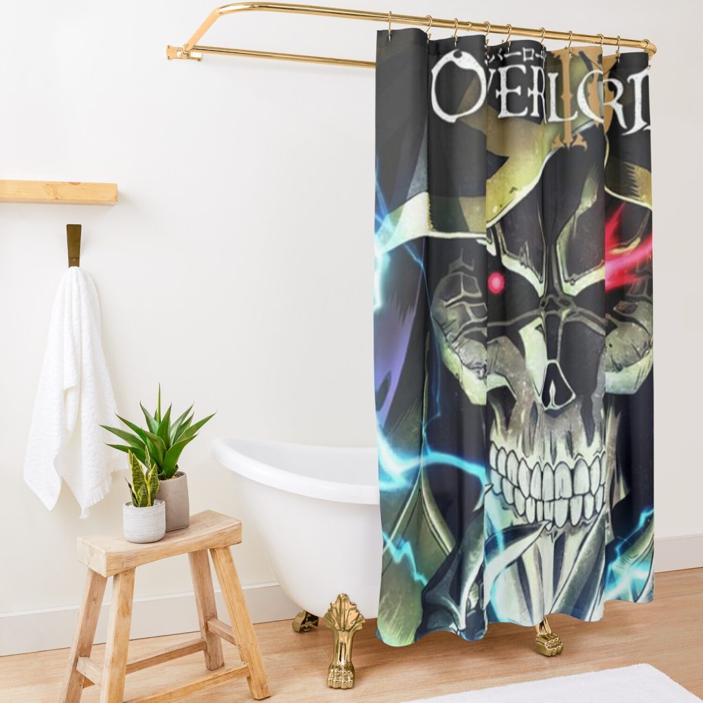 Anime Overlord #4 Poster Shower Curtain Official Overlord Merch