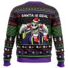 Santa Is Real Overlord Ugly Christmas Sweater BACK mockup - Overlord Merchandise